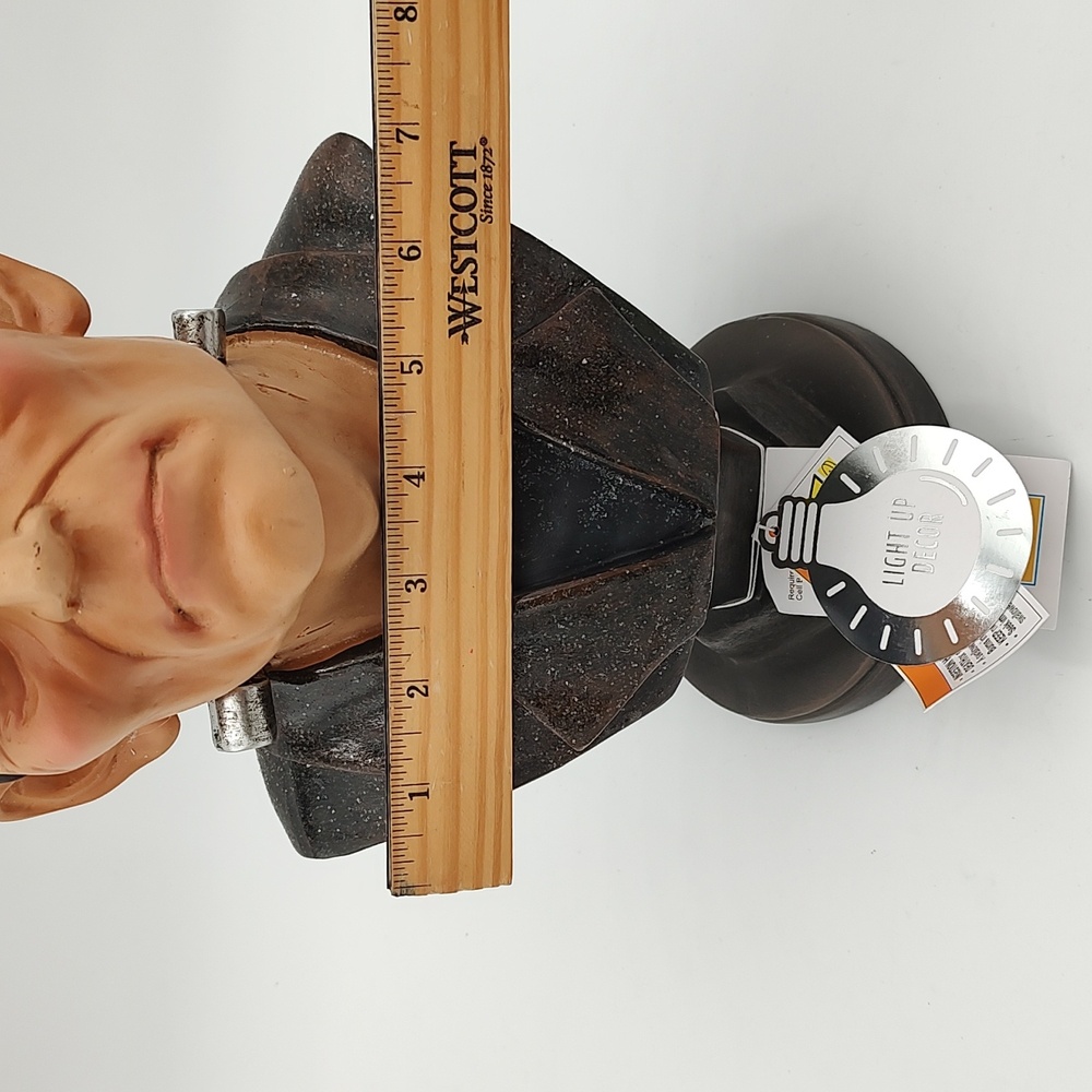 Frankenstein Monster Light Up Statue Glitter Bust 13” Halloween Decor **NEW*** - Picture 12 of 12